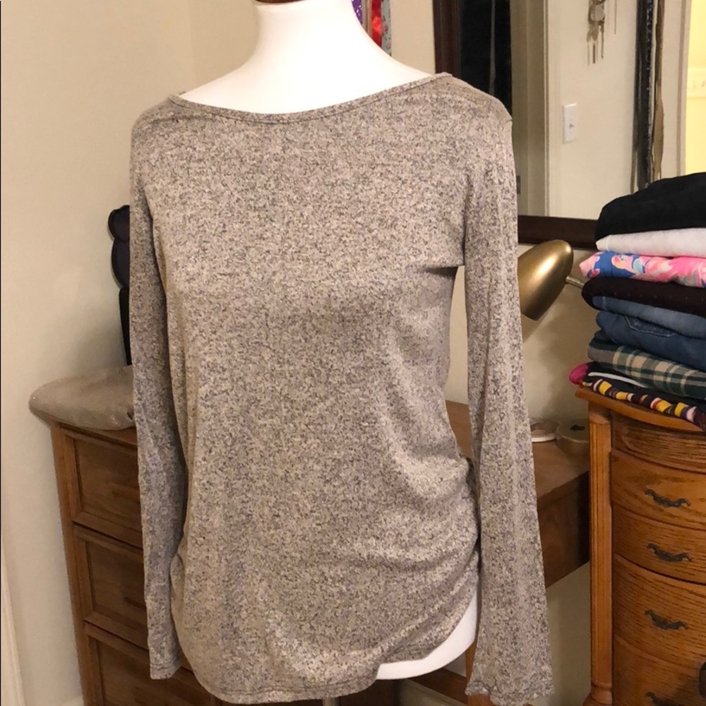 Lightweight gorgeous tan sweater (maternity)